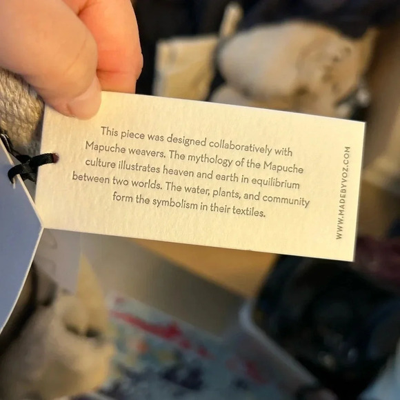 NWT VOZ TEXTURED COTTON TAUPE BOLERO - Picture 7 of 7